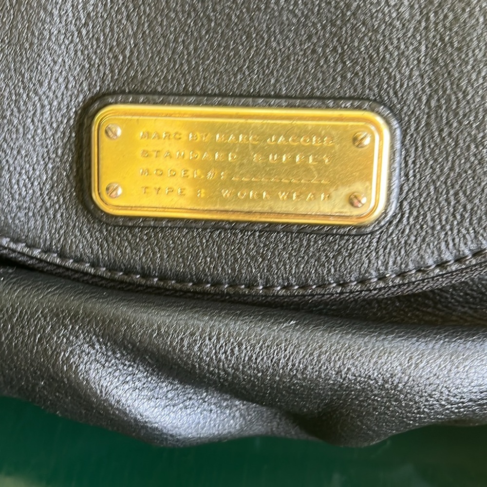 Marc Jacobs Black Crossbody Bag with Gold Accents - Picture 2 of 8